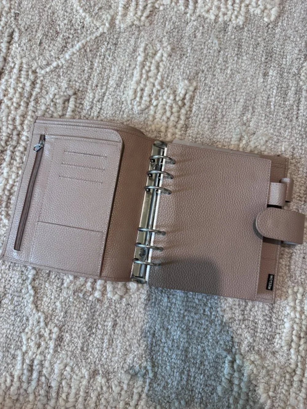 Moterm Luxe 2.0 Rings Planner - Personal Wide (Pebbled)